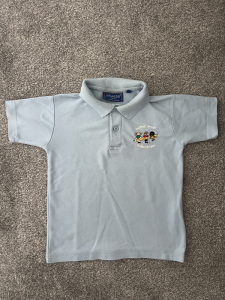 Nether Green Infants Baby Blue Polo Shirt 3-4