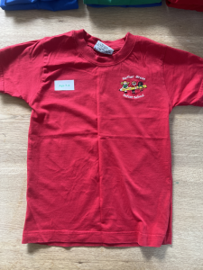 Nether Green Infants Red T Shirt Age 5-6